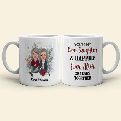 You're My Love, Personalized White Mug, Couple Anniversary, Gift For Couple