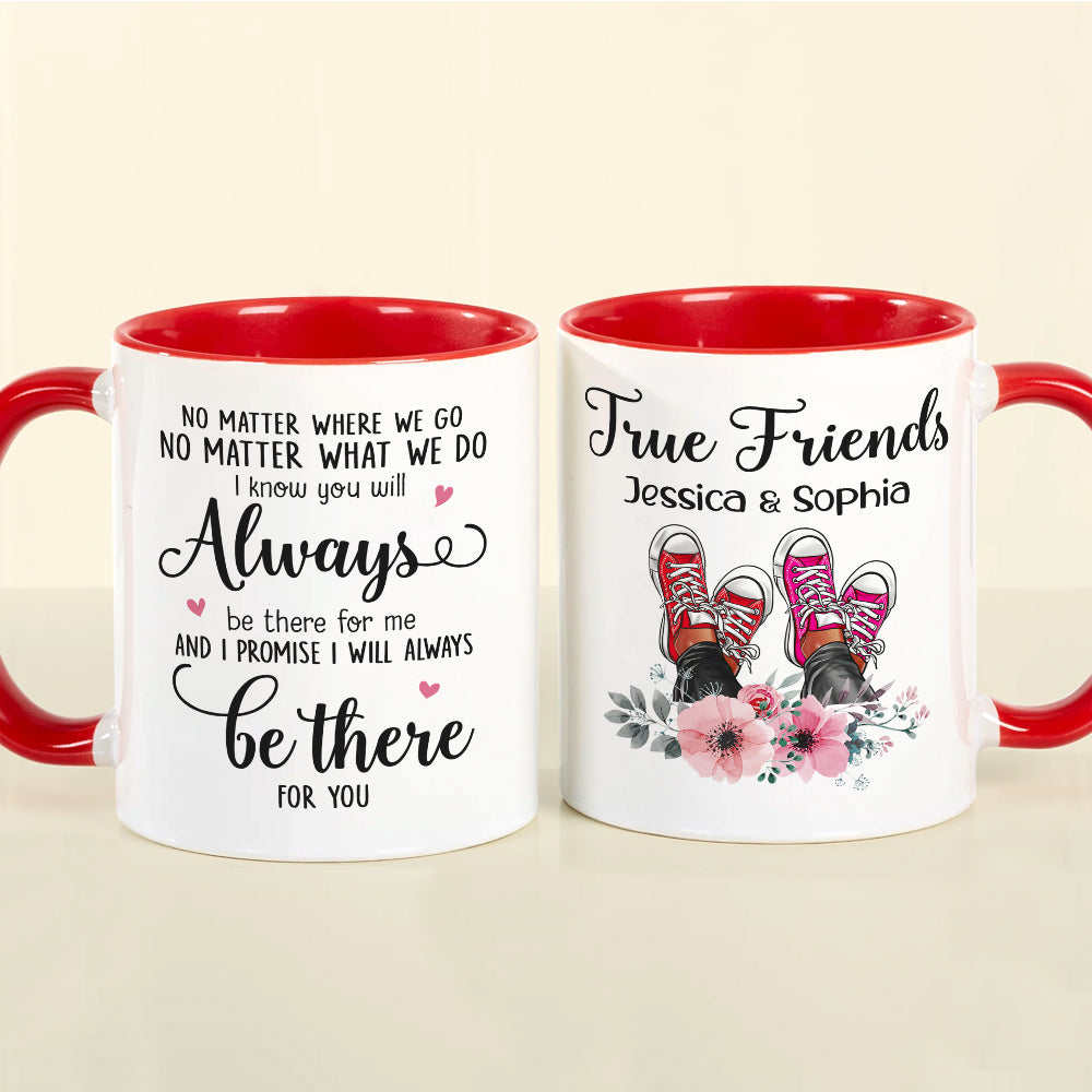 True Friends Personalized Mug, Gift For Friends