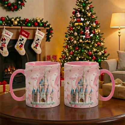 DSNY Magic Castle - Personalized Accent Mug - Gift For Daughter, Her HH01