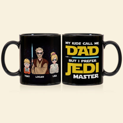 My Kids Call Me Dad Personalized Black Mug 02nati100523tm