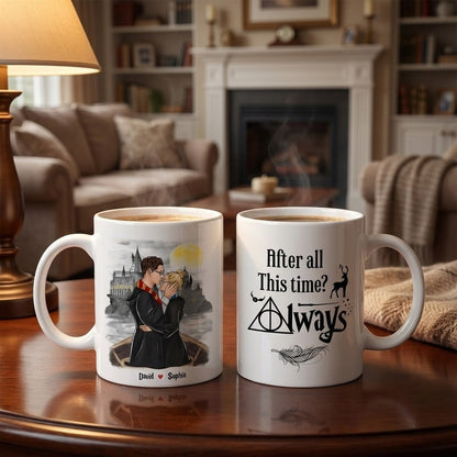 HaPo After All This Time - Personalized White Mug - Gift For Couple | CL20 HH01