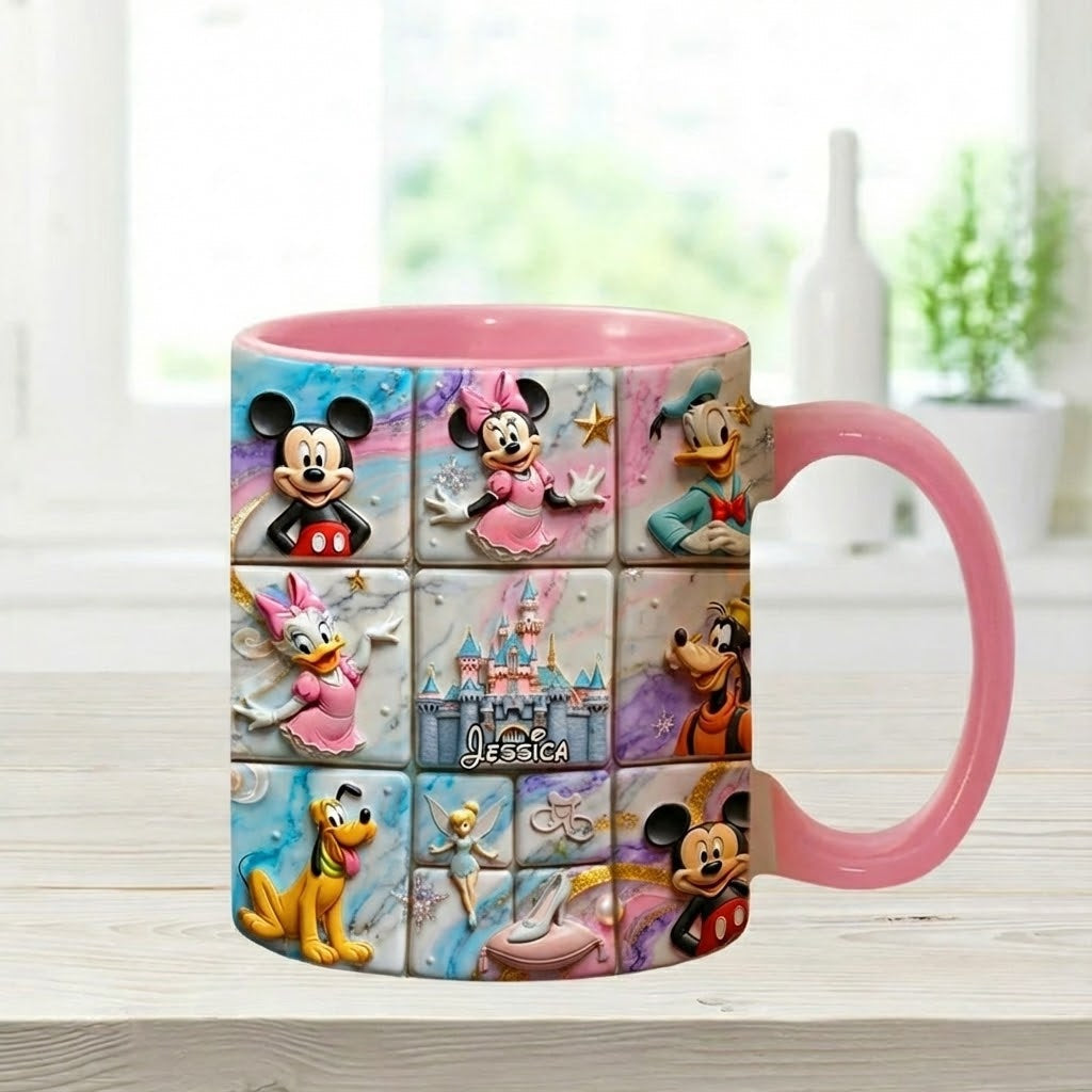 MkMo Magic Mouse With Friends - Personalized Accent Mug - Christmas Gift For Fan Movies HH01