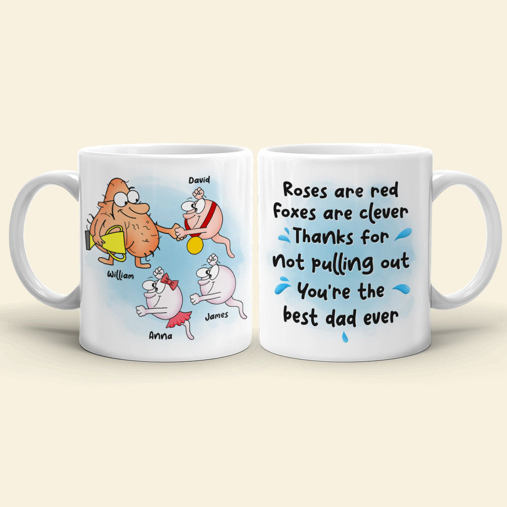 Dad You're The Best Dad Ever Personalized Coffee Mug