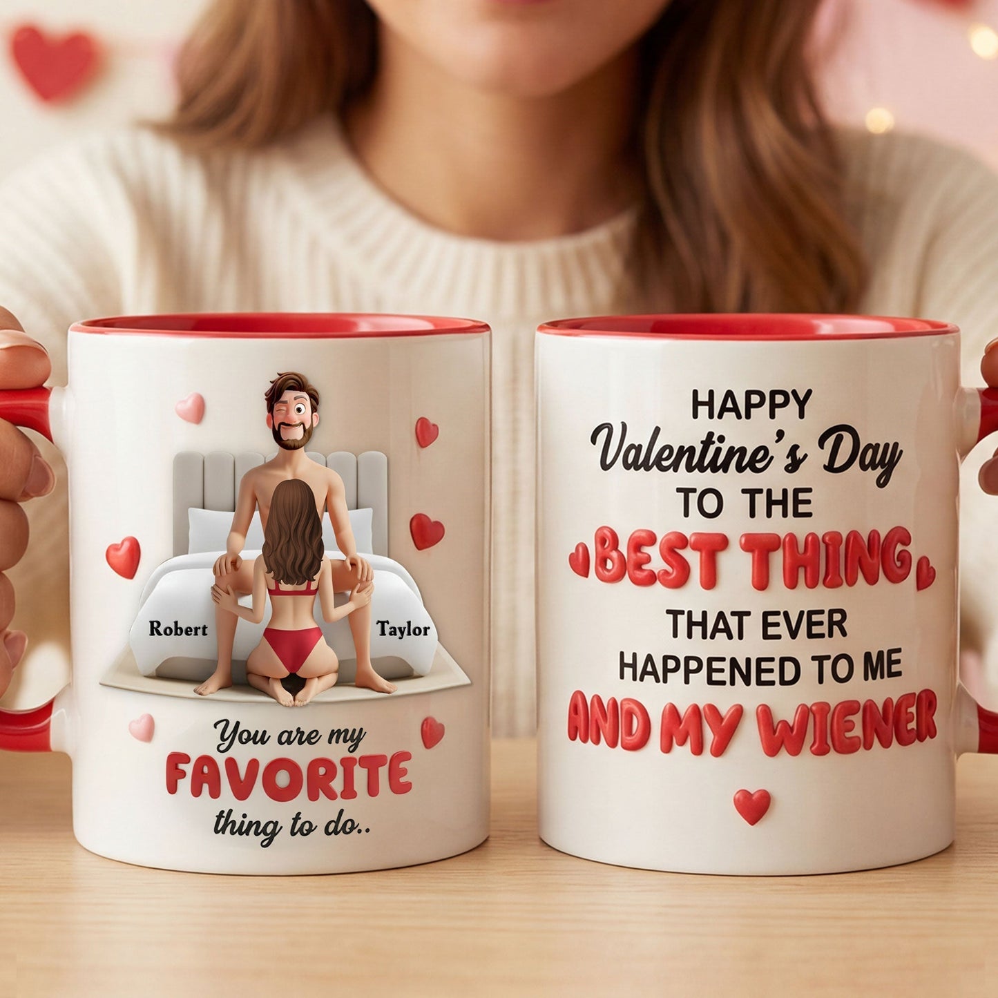 Couple The Best Thing Accent Mug - Personalized Gifts For Couple 02kiti270126