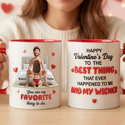 Couple The Best Thing Accent Mug - Personalized Gifts For Couple 02kiti270126