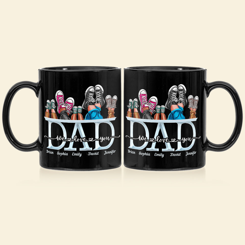 Personalized Dad Coffee Mug We Love You