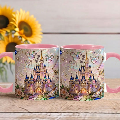 DSNY Magical Castle - Personalized Accent Mug - Gift For Her, Fan Movies HH01