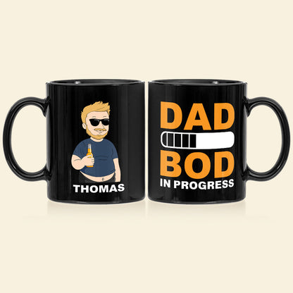 Best Dad Drinking Gift 07DTDT220423TM Personalized Black Mug