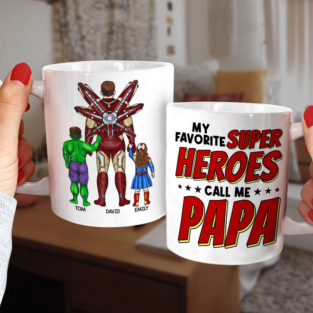 Call Me Papa 04ACDT170523TM Personalized Mug, Gift For Dad