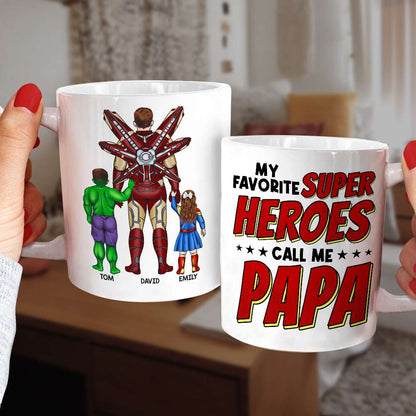 Call Me Papa 04ACDT170523TM Personalized Mug, Gift For Dad