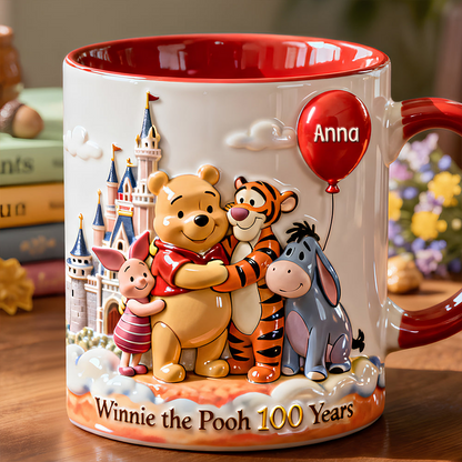 DSNY 100th Anniversary Honey Bear With Friends - Personalized Accent Mug - Gift For Fan Movies HH01