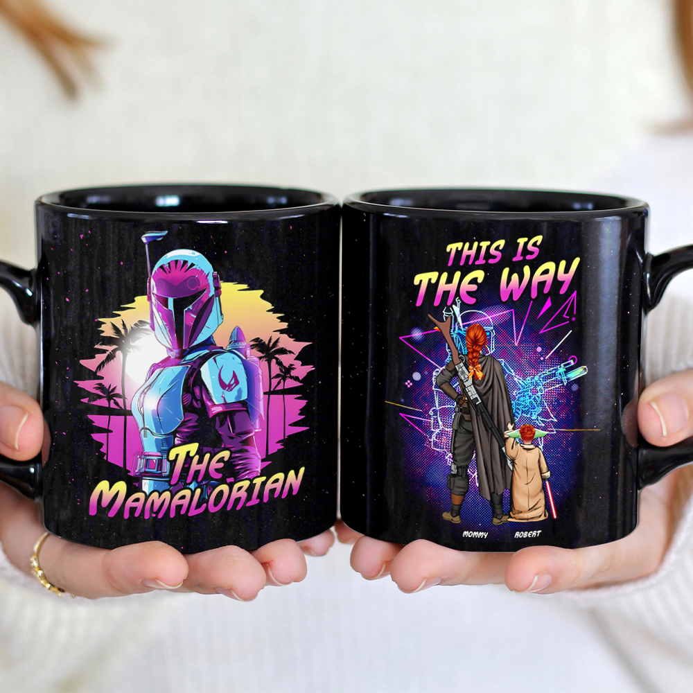 The Mamalorian This Is The Way - Personalized Ceramic Mug - Gift For Mom, Grandma | CL08.Ver3 HN02