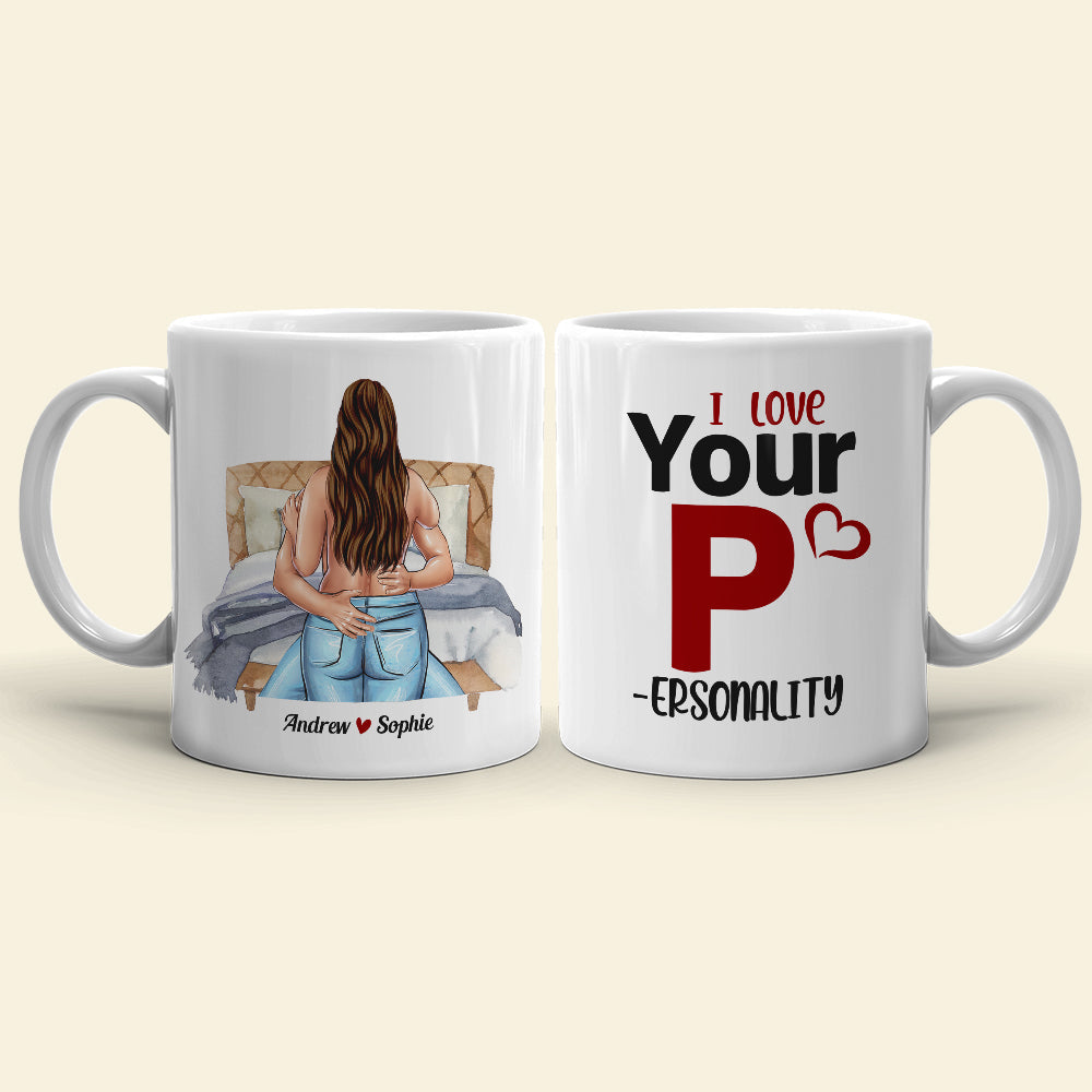 Gift For Couple Funny Mug, Personalized Couple Naughty Mug