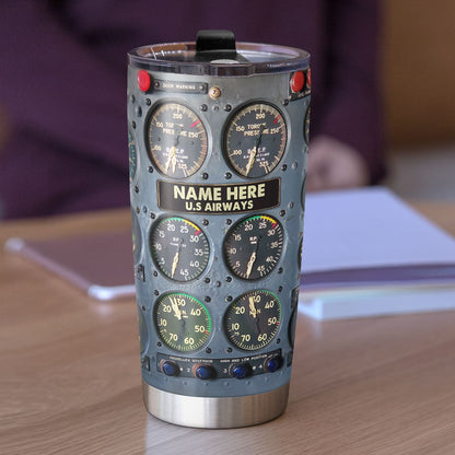 Personalized Aircraft Cockpit Mug, Gift For Airplane Lovers BLM-humix151223