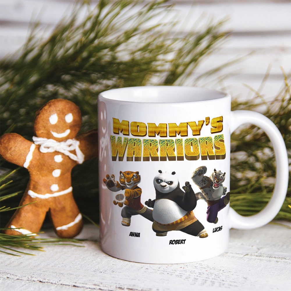 Personalized Gifts For Mom Coffee Mug Mommy's Warriors 02HTTI200324