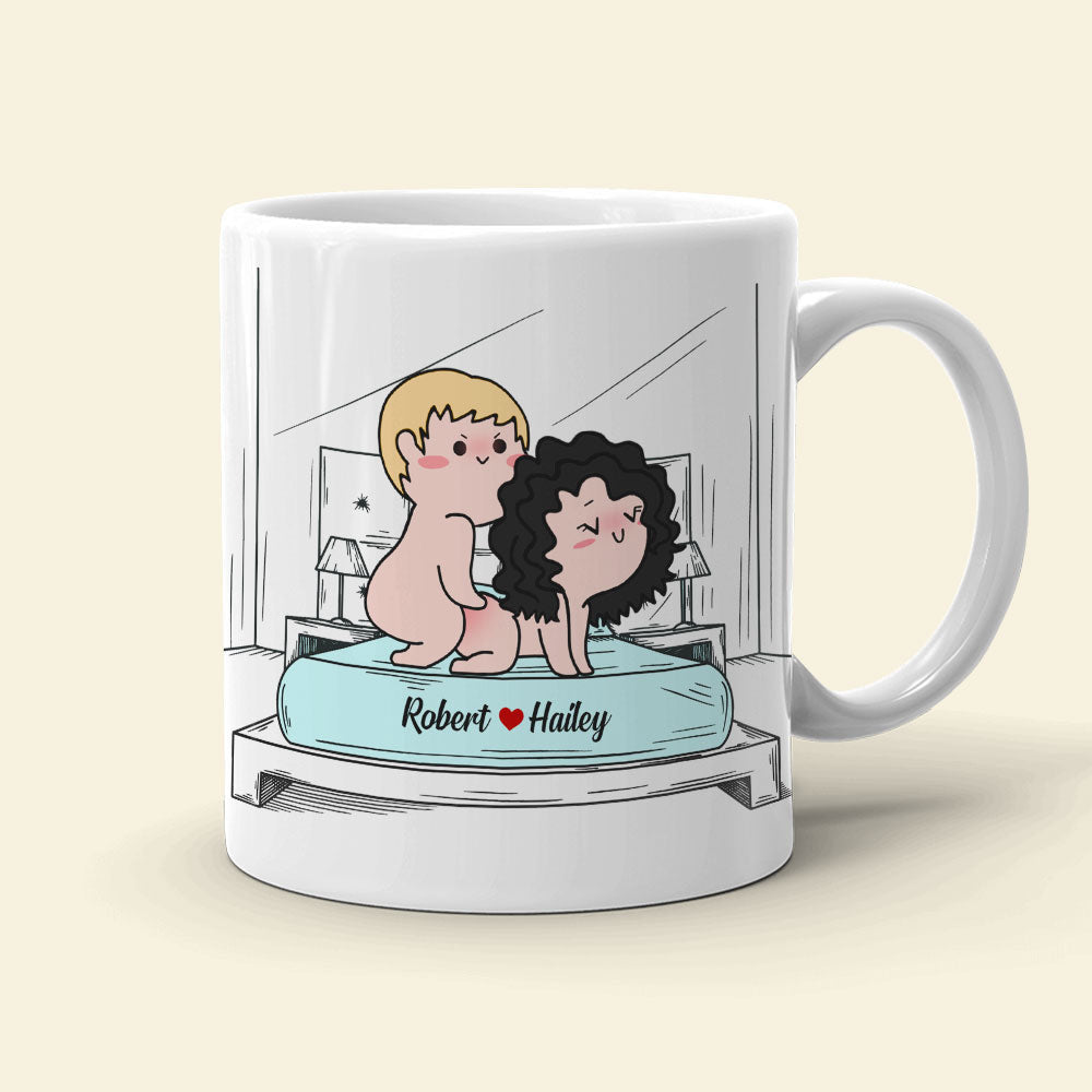 Babe You Give Me A Boner Not A Penis Boner A Heart Boner funny couple mug