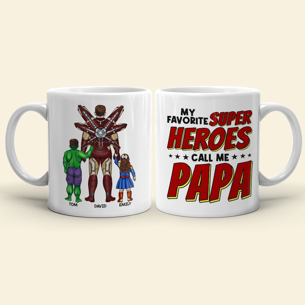 Call Me Papa 04ACDT170523TM Personalized Mug, Gift For Dad