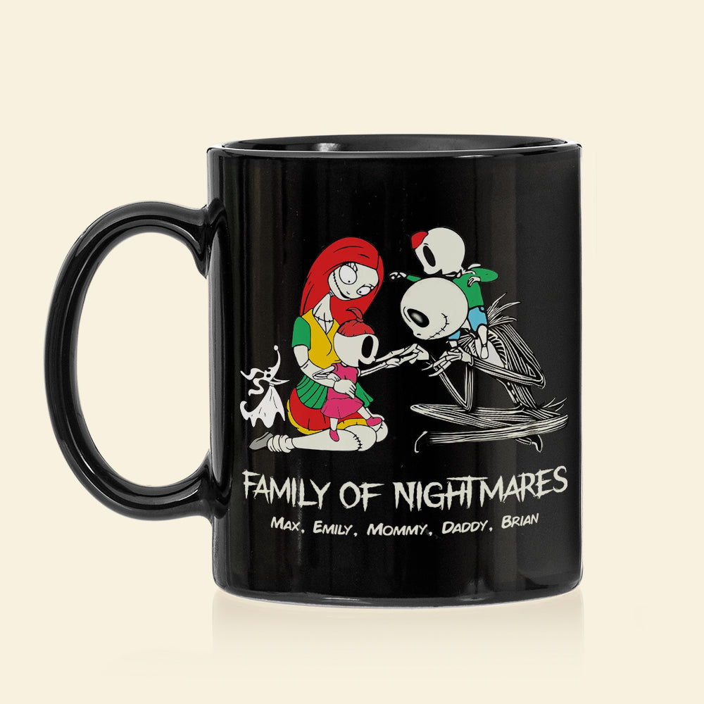Horror Family Gift Parents And Children 02QHDT150423 Personalized Black Mug