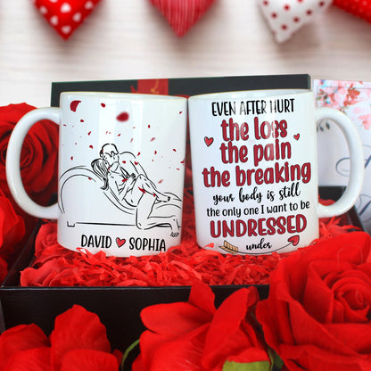 Your Body Is Still The Only One I Want To Be Undressed Under Personalized Mug, Couple Gift
