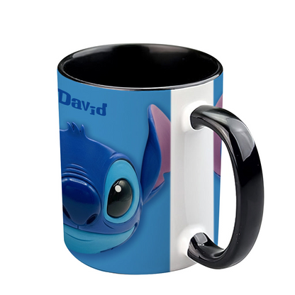 Sti Couple Ohana - Personalized Accent Mug NL122