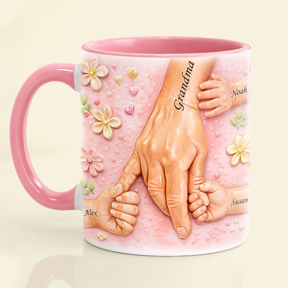 Hold Hand Coffee Accent Mug - Personalized Gifts For Mother's Day 01huti090126
