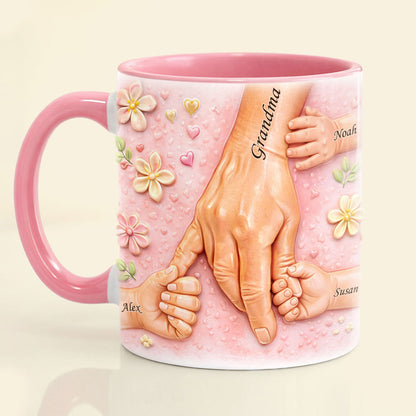 Hold Hand Coffee Accent Mug - Personalized Gifts For Mother's Day 01huti090126