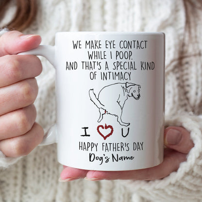 Happy Father's Day - Personalized White Mug - Gift For Dad