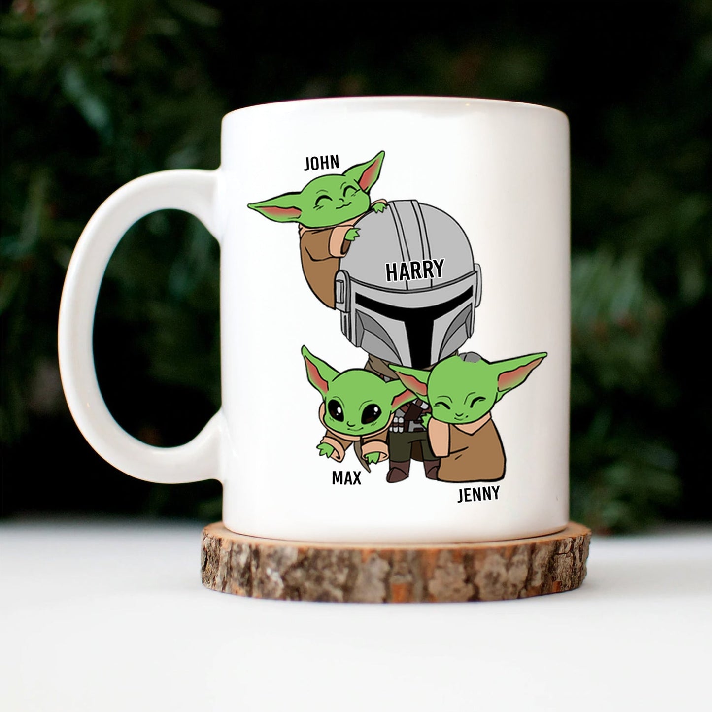 Stwa Yoda Best Farter Ever Ooops - Gift For Father, Grandpa - Personalized Ceramic Mug - NH96