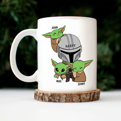 Stwa Yoda Best Farter Ever Ooops - Gift For Father, Grandpa - Personalized Ceramic Mug - NH96