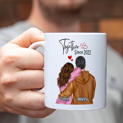 You Are My Person Personalized White Mug, Couple Gift
