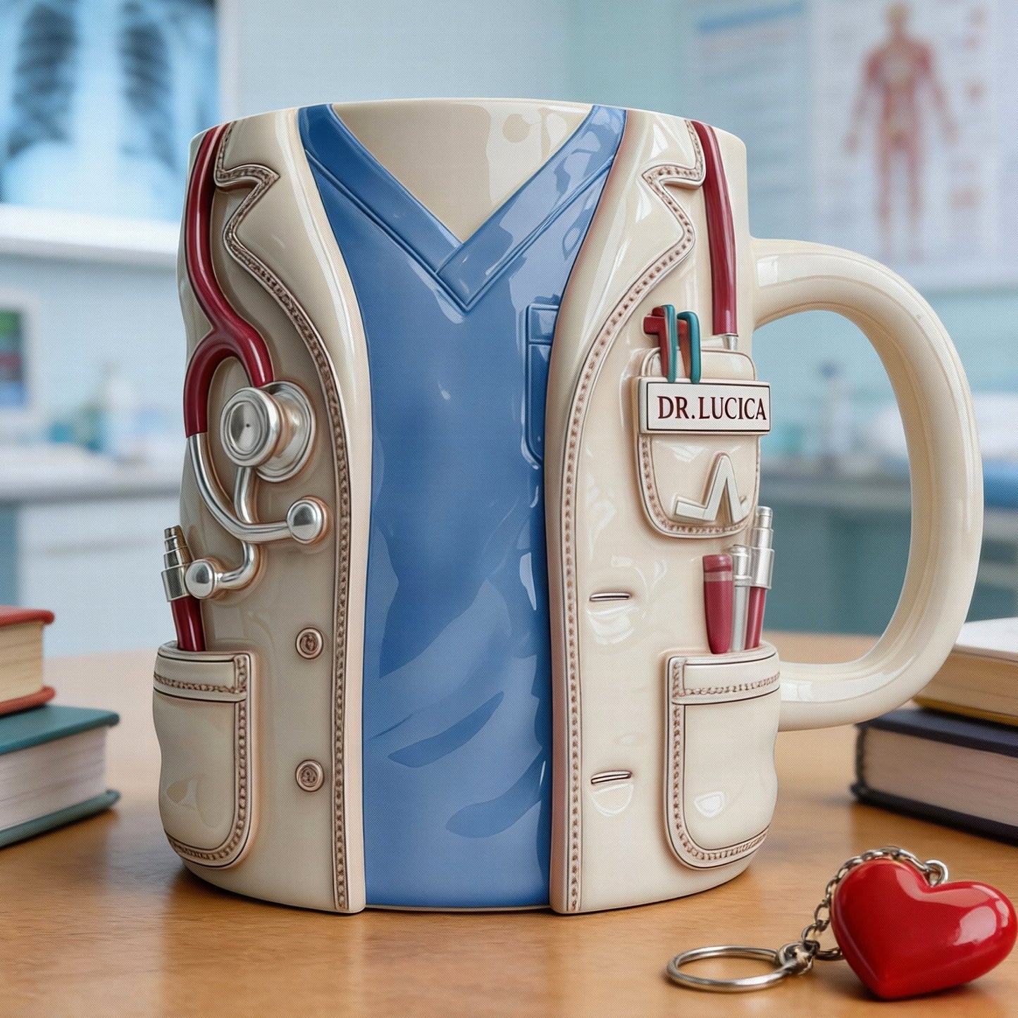 Nurse Life - Personalized White Edge-to-Edge Mug - Gift For Nurse HH01