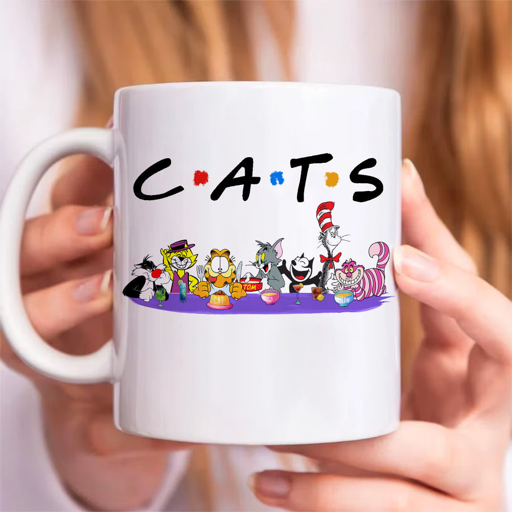 Cartoon Cats Coffee Mug 04ACDT240723