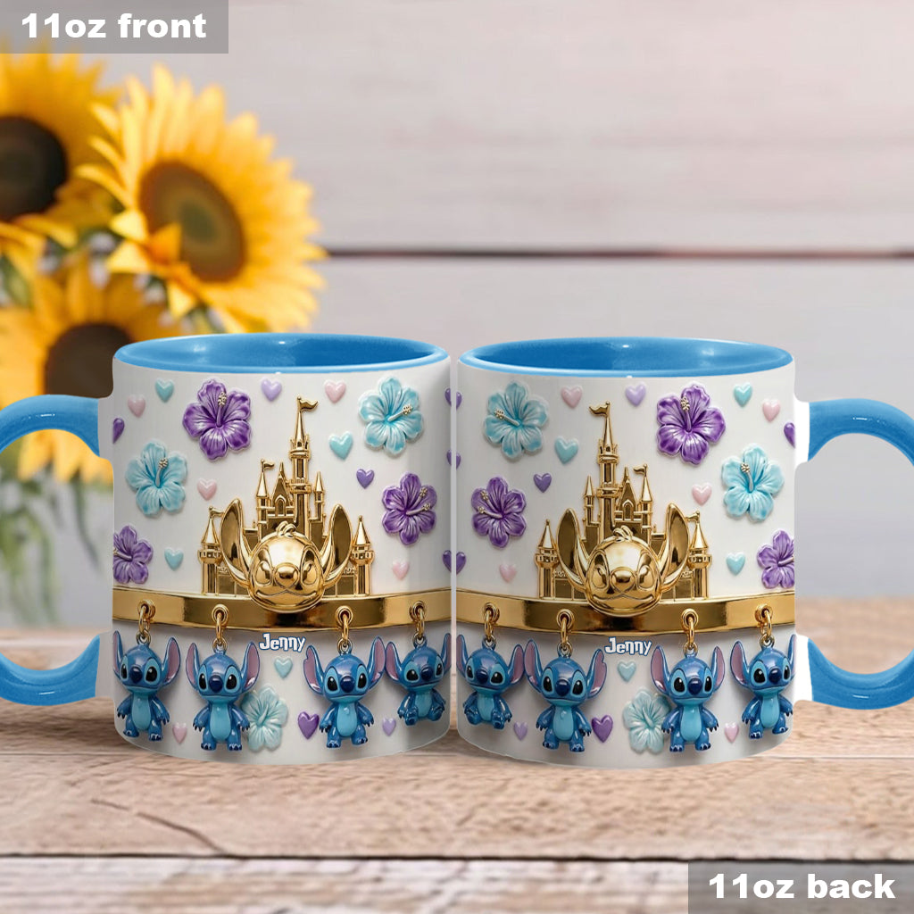 Sti Castle Ohana Means Family - Personalized Accent Mug - Gift For Movie Fans NL122