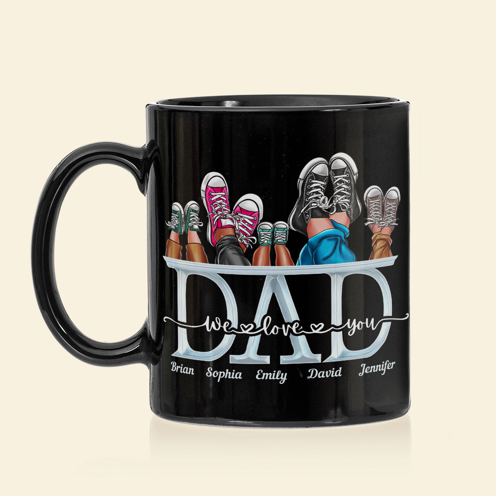 Personalized Dad Coffee Mug We Love You