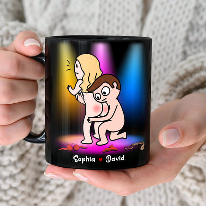 I Work To Support My Husband's 03DTDT130323HH Personalized Funny Couple Mug - Gift For Couple
