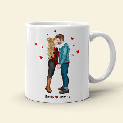 As Much As I Miss You - Being Yours Is Worth Every Mile, Personalized Long Distance Relationship Coffee Mug, 211223