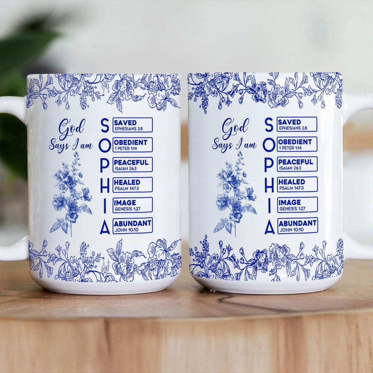 God Says I Am - Personalized Ceramic Mug