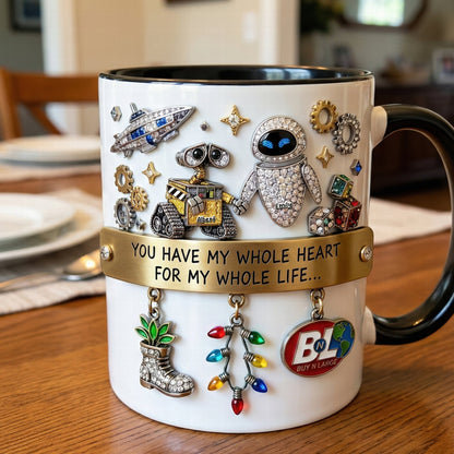 DSNY You Have My Whole Heart For My Whole Life - Personalized Accent Mug - Gift For Couple, Fan Movies | HH01