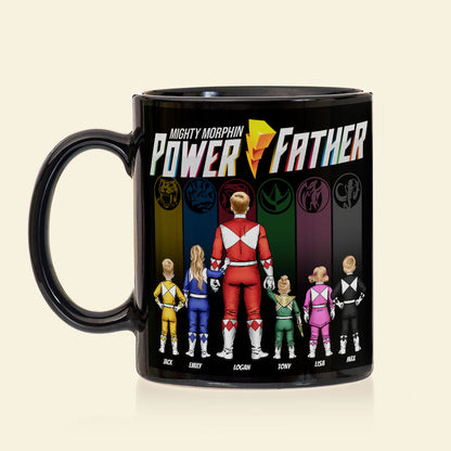 Gift For Dad Mug 05HUTI020623HH Personalized Family Black Mug