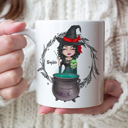 Piss Me Off, Gift For Witch Lover, Personalized Mug, Witch Girl Mug, Halloween Gift