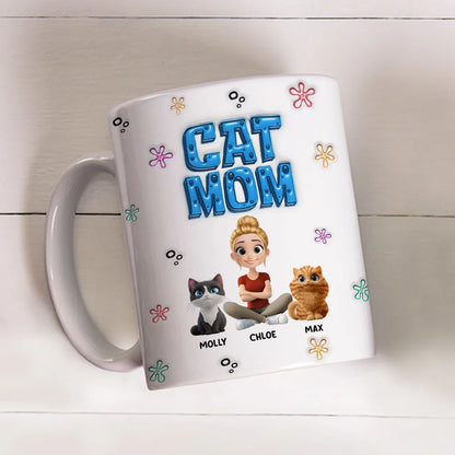 Sponge Dog Mom - Personalized Mug - Gift for Pet Owners, Fur Lovers | HH01 CLP15