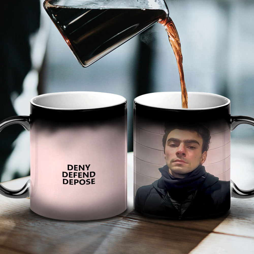 Magic Coffee Mug - Luigi Mangione Design