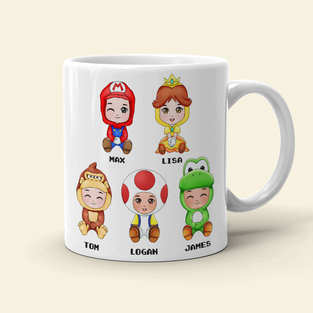 Dad Little Squad 04huti300523hh Personalized Coffee Mug