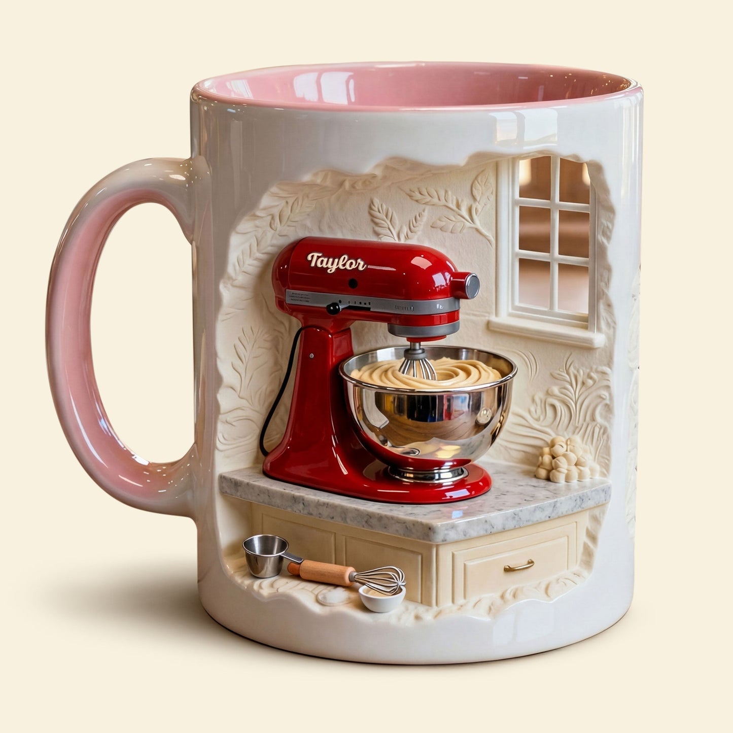 Cake Mixer Coffee Accent Mug - Personalized Gifts For Baker Coffee Mug 02KITI130125