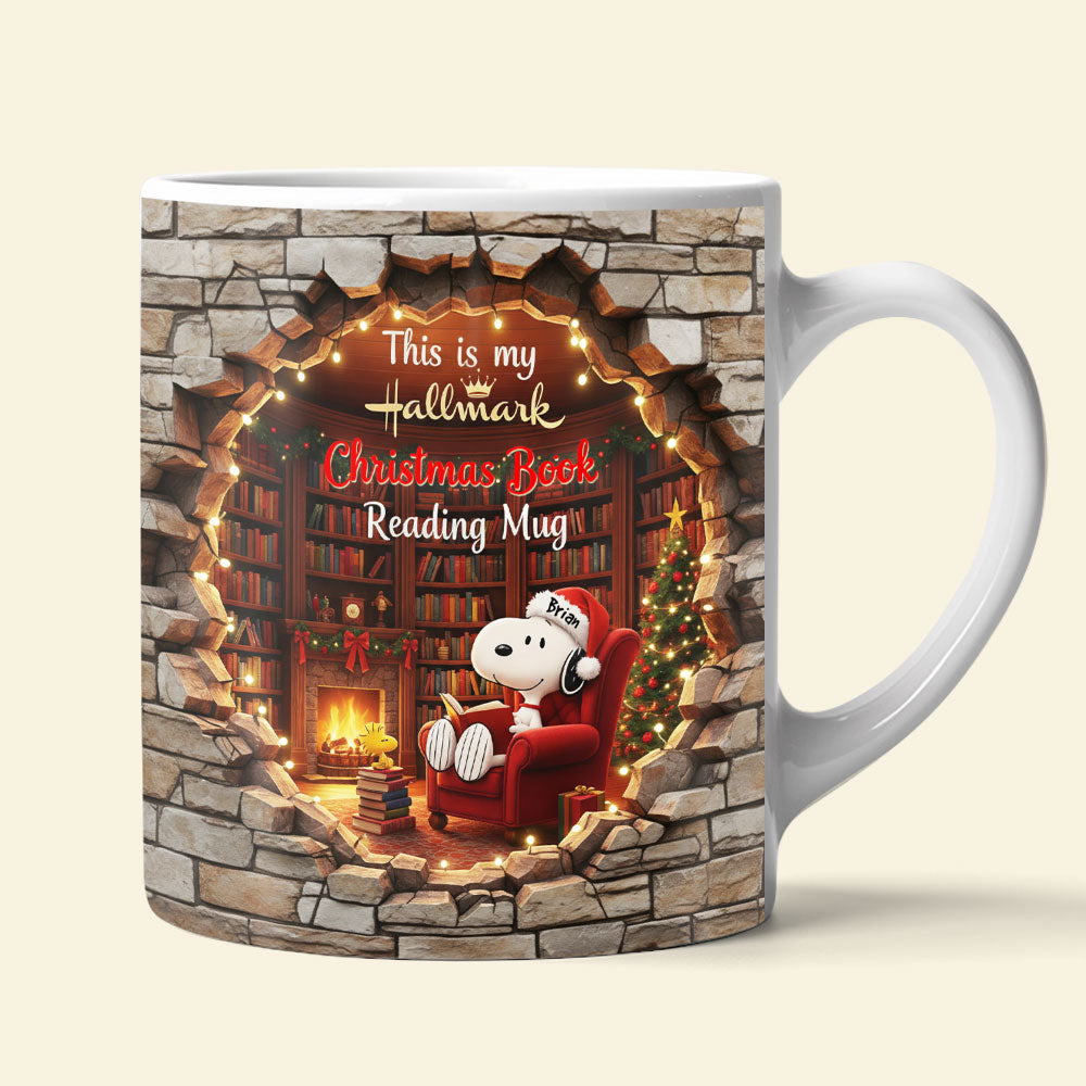 This Is My Hallmark Christmas Book - Personalized Mug - Gift For Book Lovers HH01