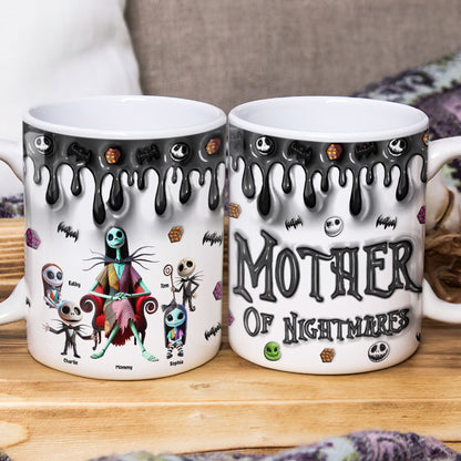 Spooky Mother Of Nightmare - Personalized Accent Mug - Gifts For Mom NL122