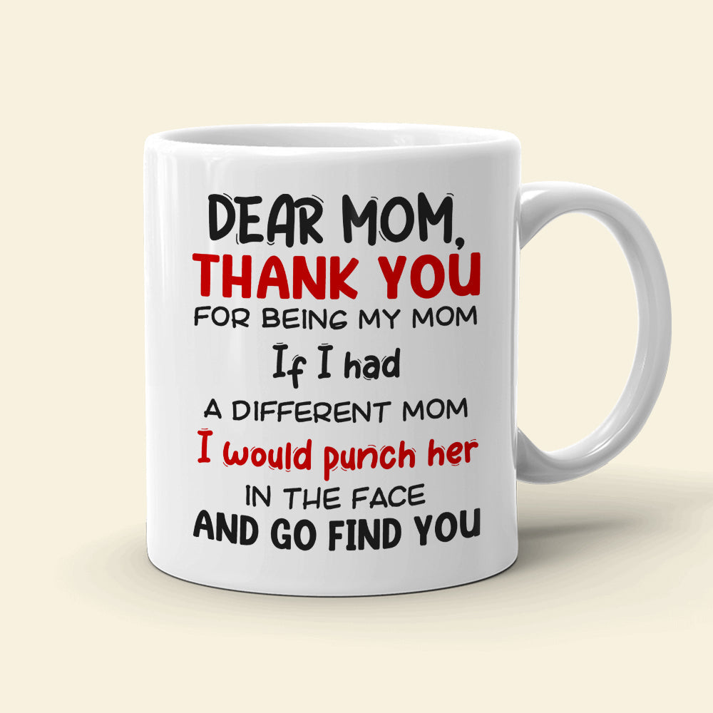 Gift For Happy Mother's Day, Mom Personalized Coffee Mug Accent Mug Wine Tumbler