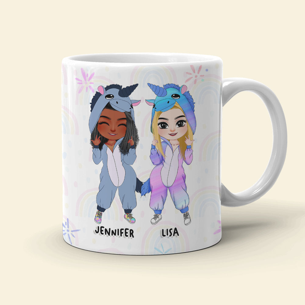 I'm So Glad We Bonded Over Our Fondness For Sarcasm Personalized Friends Coffee Mug Gift For Bestie