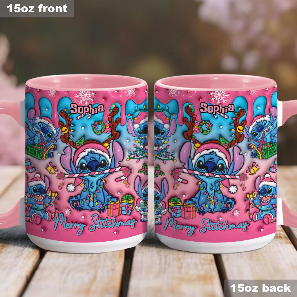 Sti Merry Stichmas (Ver 2) - Personalized Accent Mug - Christmas Gift For Fan Movies HH01