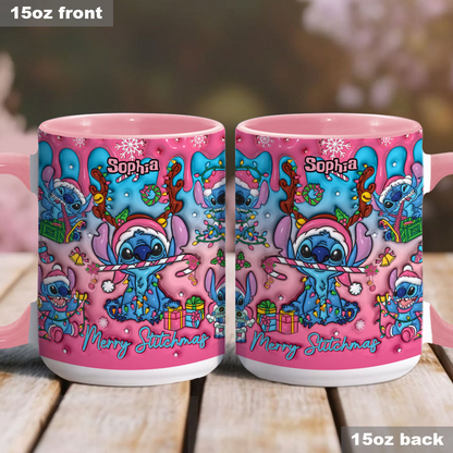 Sti Merry Stichmas (Ver 2) - Personalized Accent Mug - Christmas Gift For Fan Movies HH01